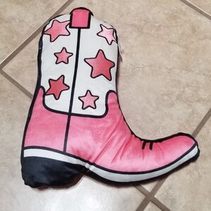 Francesca's Cowboy Boot 12 Inch Pillow